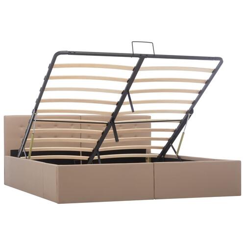 Sengeramme uden madras med hydraulisk opbevaring 160x200cm