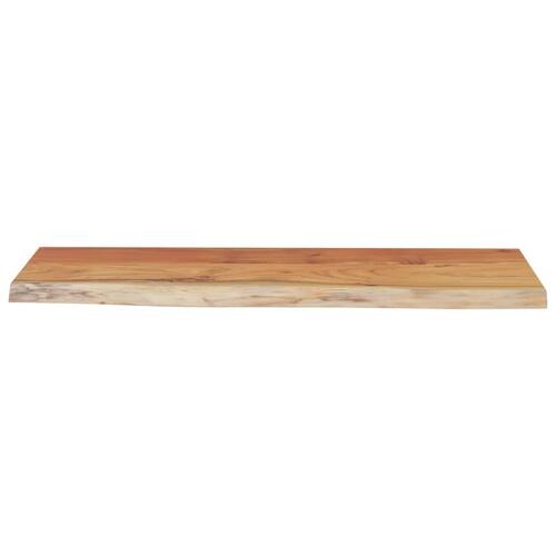 Væghylde 70x30x2,5 cm rektangulær massivt akacietræ