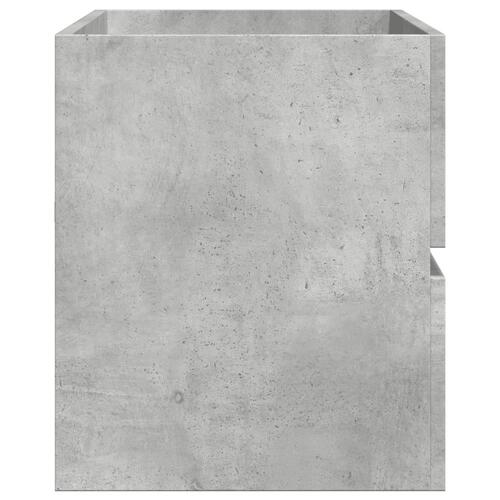Vaskeskab 100x38,5x45 cm konstrueret træ betongrå