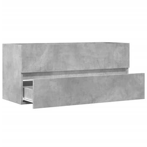 Vaskeskab 100x38,5x45 cm konstrueret træ betongrå