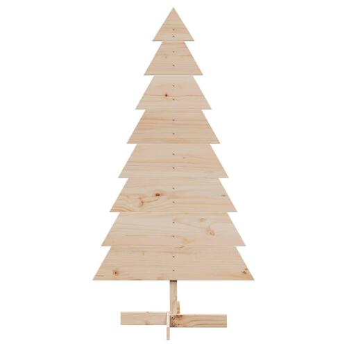 Dekorativt juletræ 150 cm massivt fyrretræ
