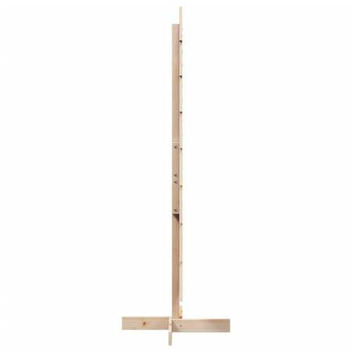 Dekorativt juletræ 150 cm massivt fyrretræ