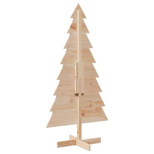 Dekorativt juletræ 150 cm massivt fyrretræ