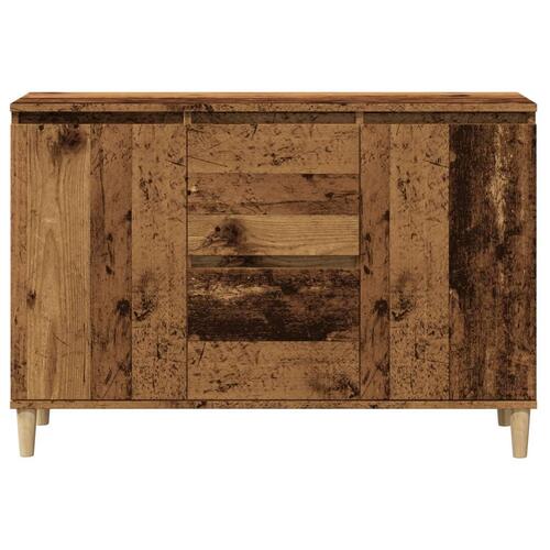 Skænk 102x35x70 cm konstrueret træ antikt træ