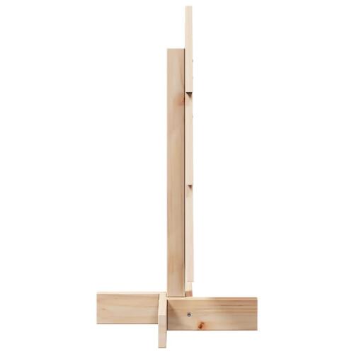Dekorativt juletræ 60 cm massivt fyrretræ