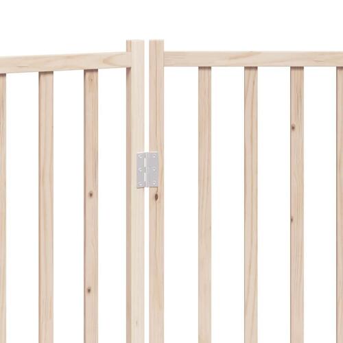 Hundelåge 2 paneler 150 cm foldbar massivt gran