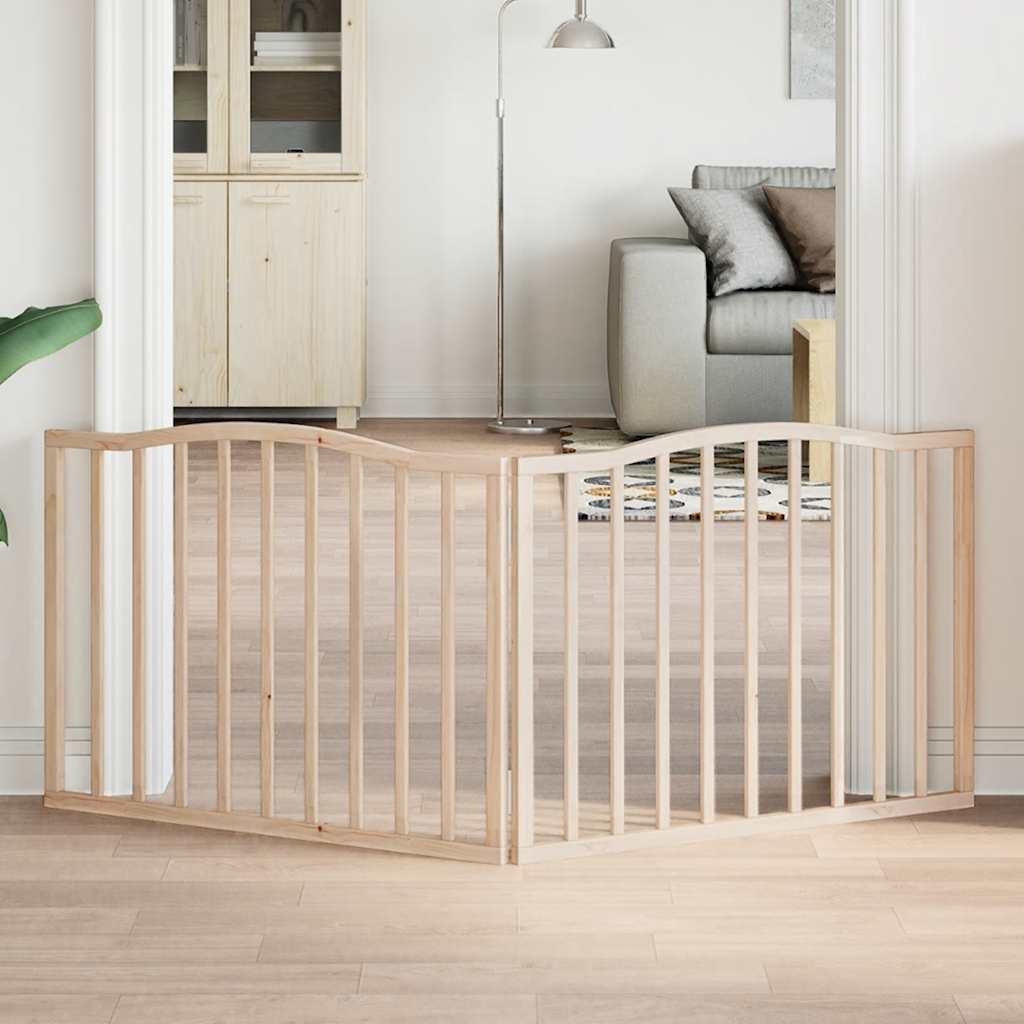 Hundelåge 2 paneler 160 cm poppeltræ