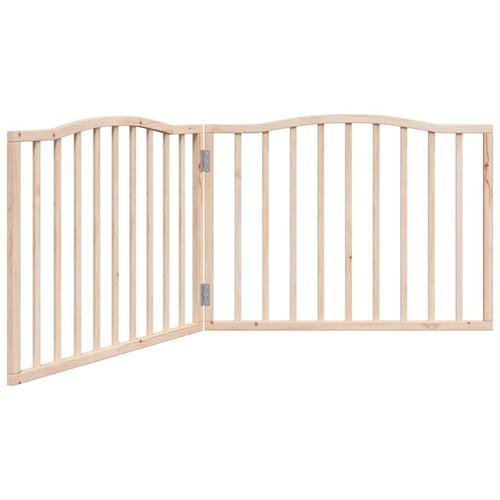 Hundelåge 2 paneler 160 cm poppeltræ