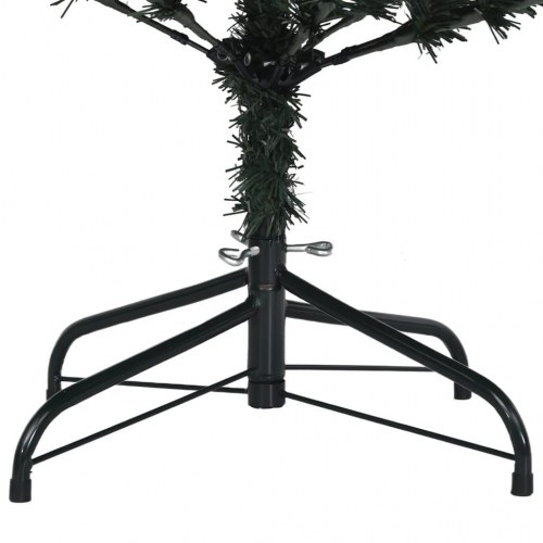 Kunstigt juletræ med 300 LED-lys 210 cm