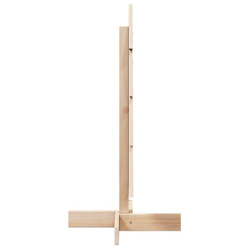 Dekorativt juletræ 80 cm massivt fyrretræ