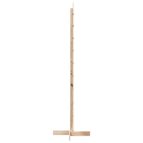 Dekorativt juletræ 180 cm massivt fyrretræ