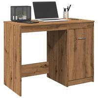 Skrivebord 100x50x76 cm konstrueret træ kunsteg