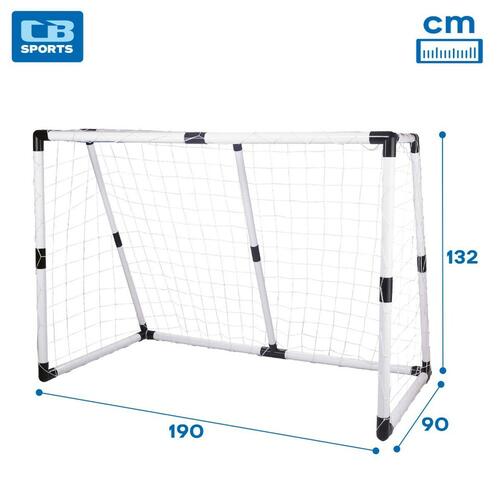 Fodboldmål Colorbaby 190 x 132 x 90 cm (2 enheder)