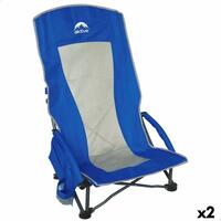 Sammenklappelig campingstol Aktive (2 enheder)