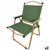 Sammenklappelig campingstol Aktive (2 enheder)