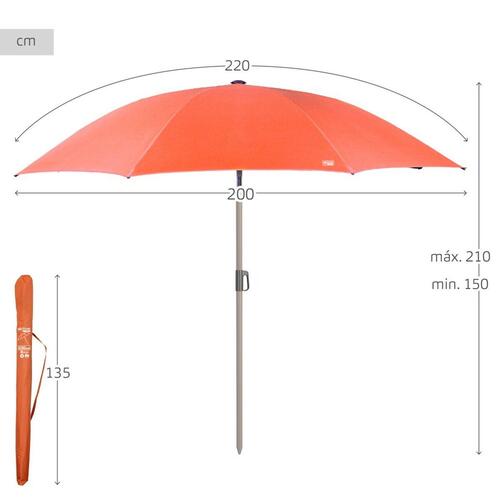 Parasol Aktive 220 x 210 x 222 cm (2 enheder)