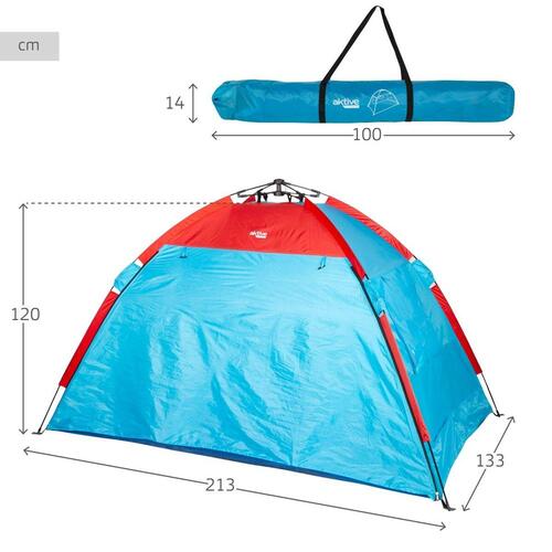 Strandtelt Aktive Polyester 213 x 120 x 133 cm