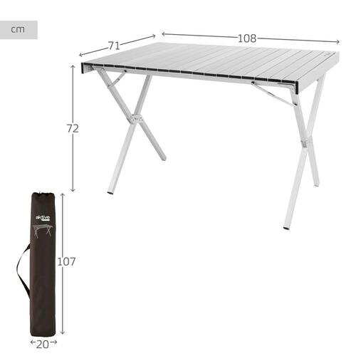 Sammenklappeligt bord Aktive 108 x 72 x 71 cm (2 enheder)