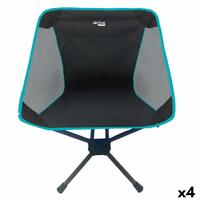Sammenklappelig campingstol Aktive 58 x 66 x 46 cm (4 enheder)