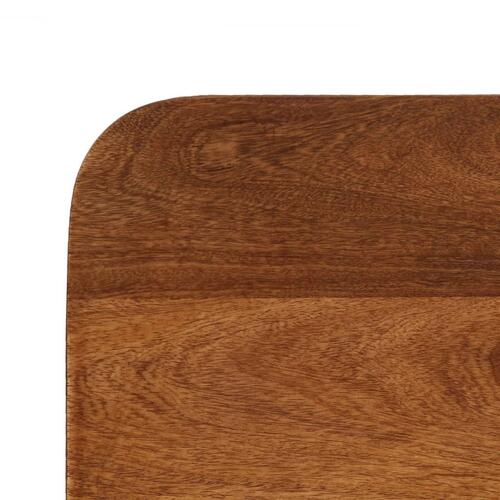 Barbord massivt sheeshamtræ 60 x 60 x 107 cm