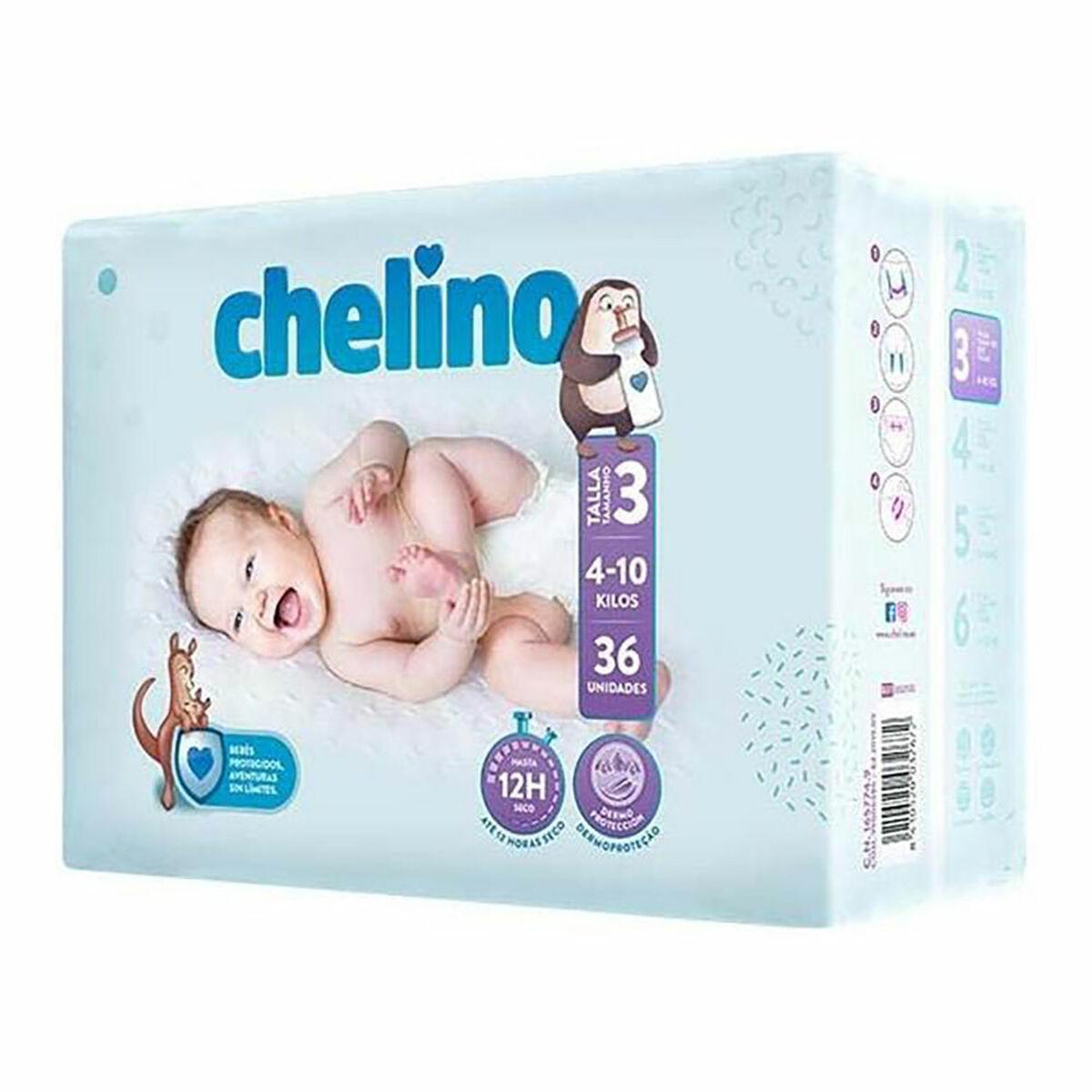 Chelino engangsbleer str. 3 (4-10 kg) - 36 stk.
