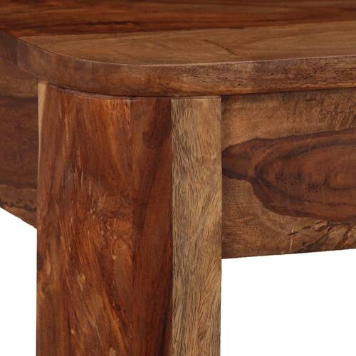 Barbord massivt sheeshamtræ 60 x 60 x 107 cm