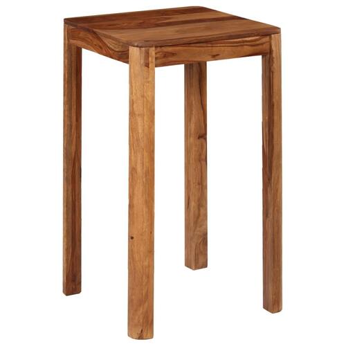 Barbord massivt sheeshamtræ 60 x 60 x 107 cm