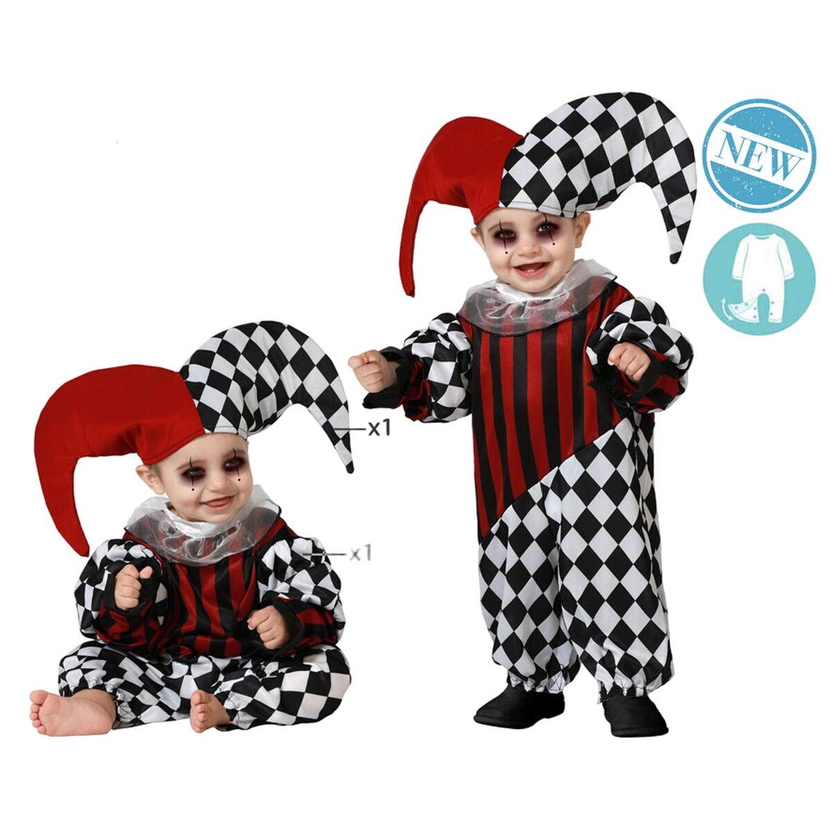 Harlekin kostume til baby 6-12 måneder - Halloween
