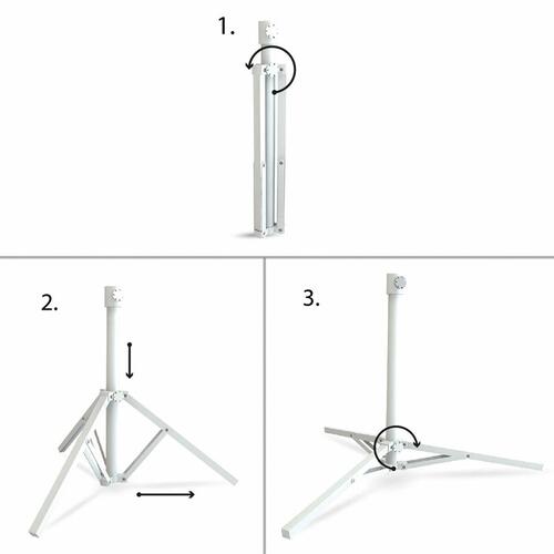 Fod for strandparasol Aktive 78,5 x 58,5 x 78,5 cm 78 x 58 x 78 cm (4 enheder)