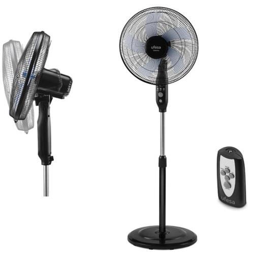 Fritstående ventilator UFESA DAKOTA Sort 50 W