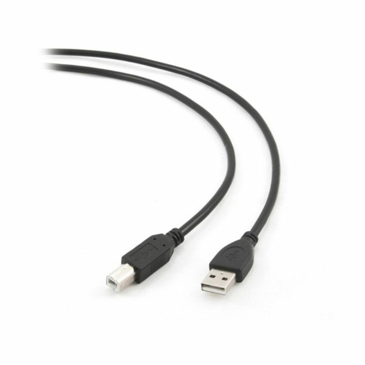 USB 2.0 A til USB B-kabel GEMBIRD CCP-USB2-AMBM-6 (1,8) Sort 1,8 m