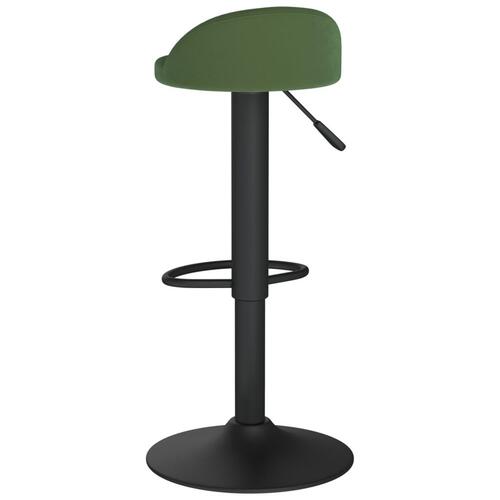 Barstol fløjl mørkegrøn