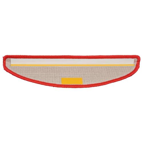 Trappemåtter 10 stk. 56x17x3 cm rød