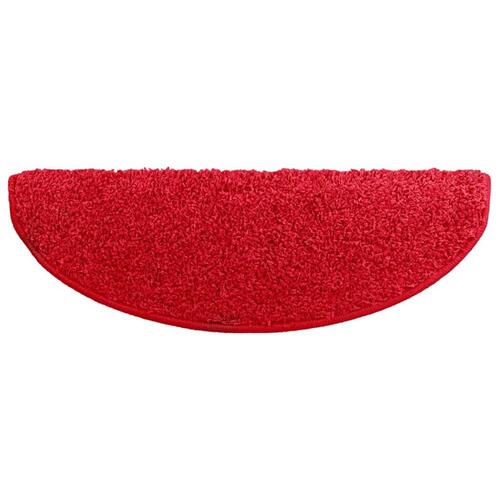 Trappemåtter 10 stk. 65x21x4 cm rød