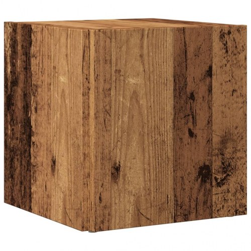 Sidebord/hjørneskab 33×33×34 cm i konstrueret træ - antik eg