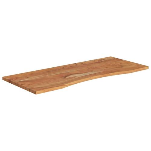 Skrivebordsplade 120x50x2,5 cm rektangulær massivt akacietræ