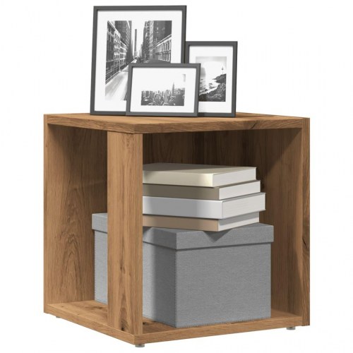 Sidebord/hjørneskab 33×33×34 cm i konstrueret træ - kunsteg