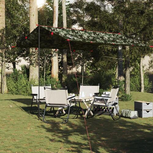 Tarp 306x306 cm vandafvisende camouflage
