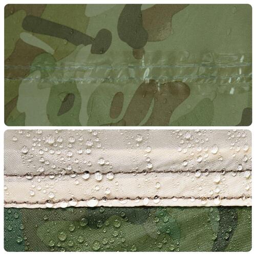 Tarp 306x306 cm vandafvisende camouflage