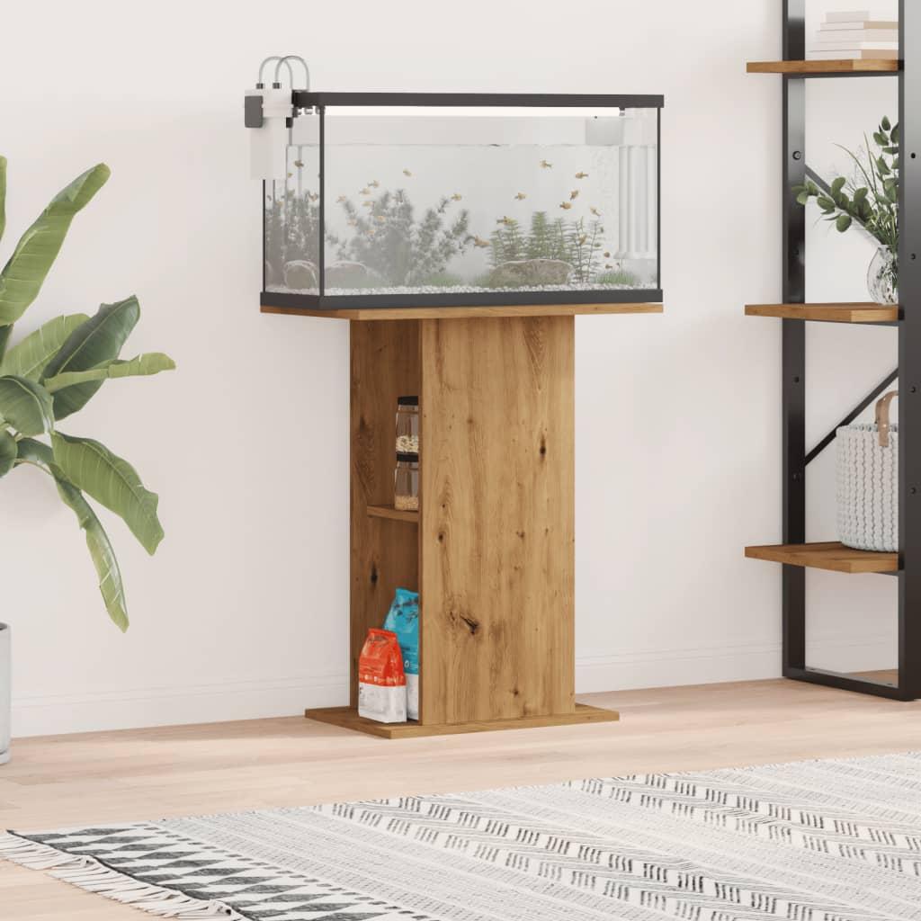 Akvariebord 36x60,5x72,5 cm konstrueret træ kunsteg