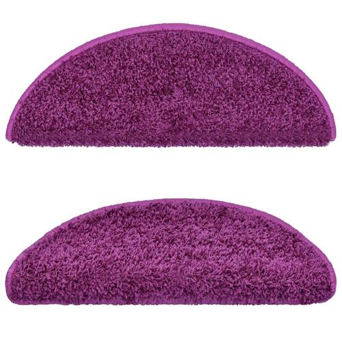 Trappemåtter 10 stk. 65x21x4 cm violet