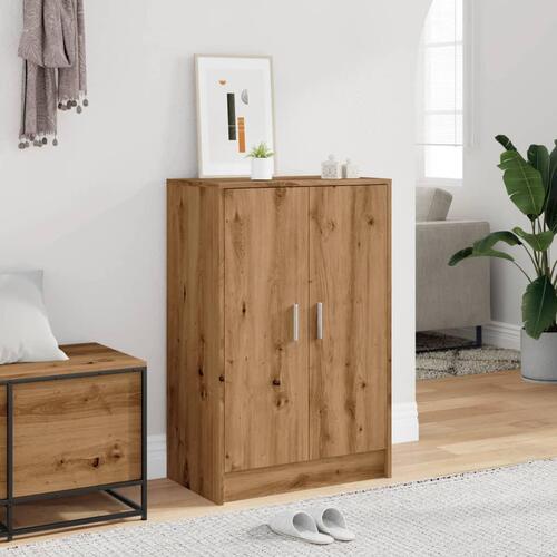 Skoskab 60x35x92 cm konstrueret træ kunsteg