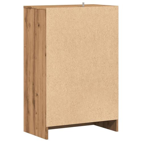 Skoskab 60x35x92 cm konstrueret træ kunsteg