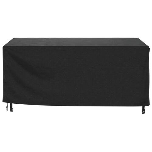 Havemøbelovertræk 2 stk. 172x113x73 cm vandtæt 420D sort
