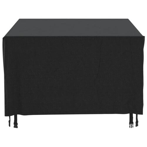 Havemøbelovertræk 2 stk. 172x113x73 cm vandtæt 420D sort