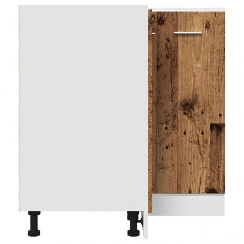 Køkkenskab Lyon hjørneskab - gammelt træ, 75,5 × 75,5 × 81,5 cm