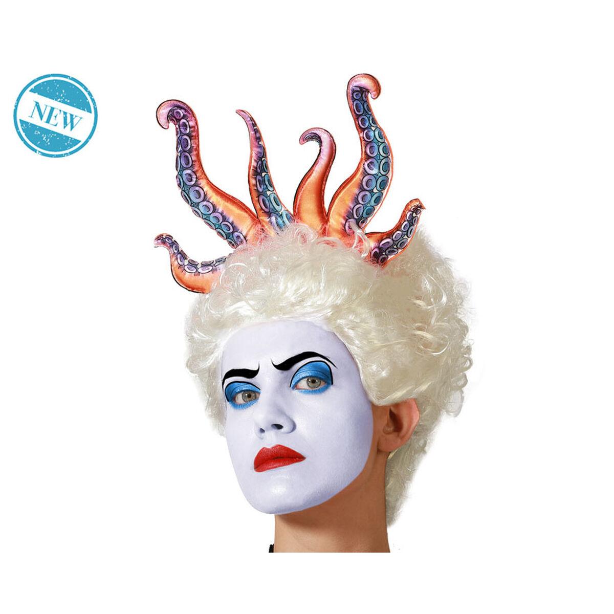 Halloween hårbøjle - Orange tentakler