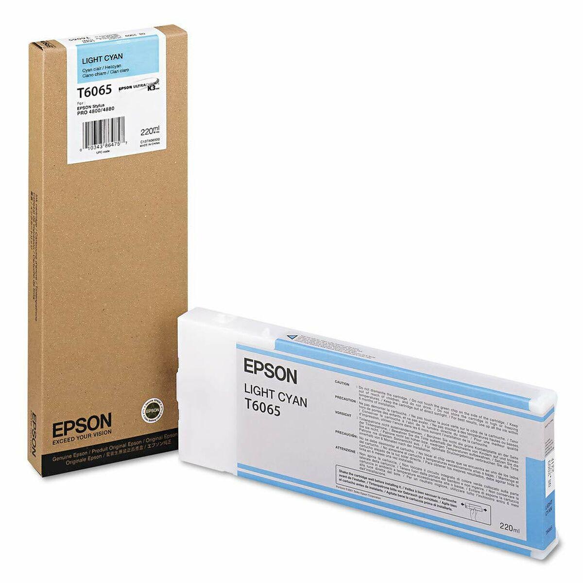 Epson T6065 blækpatron - Light Cyan 220 ml til Stylus Pro 4800/4880