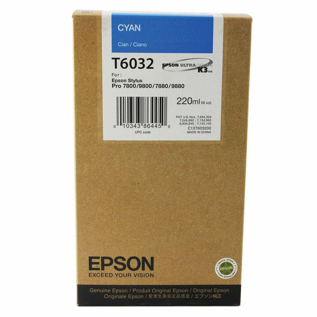 Epson blækpatron til Stylus Pro 7880/9880 - Cyan, 220 ml