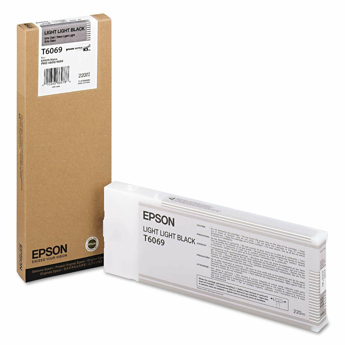 Epson blækpatron T6069 Light Light Black 220 ml - Stylus Pro 4800/4880